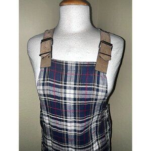 All That Jazz Plaid Pinafore Dress With Adjustable Buckle Straps Size 5/6